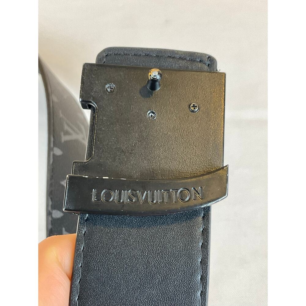 Pre-Owned Louis Vuitton Belt, Black- Size 46 - Picture 6 of 9